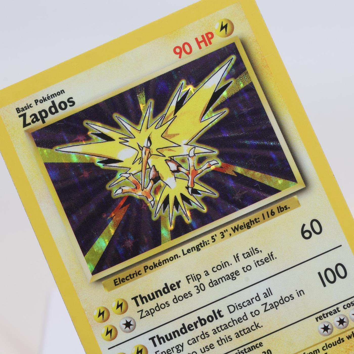 Pokemon TCG Zapdos 16102 Base Set Holo Rare WOTC EXC 168205418499