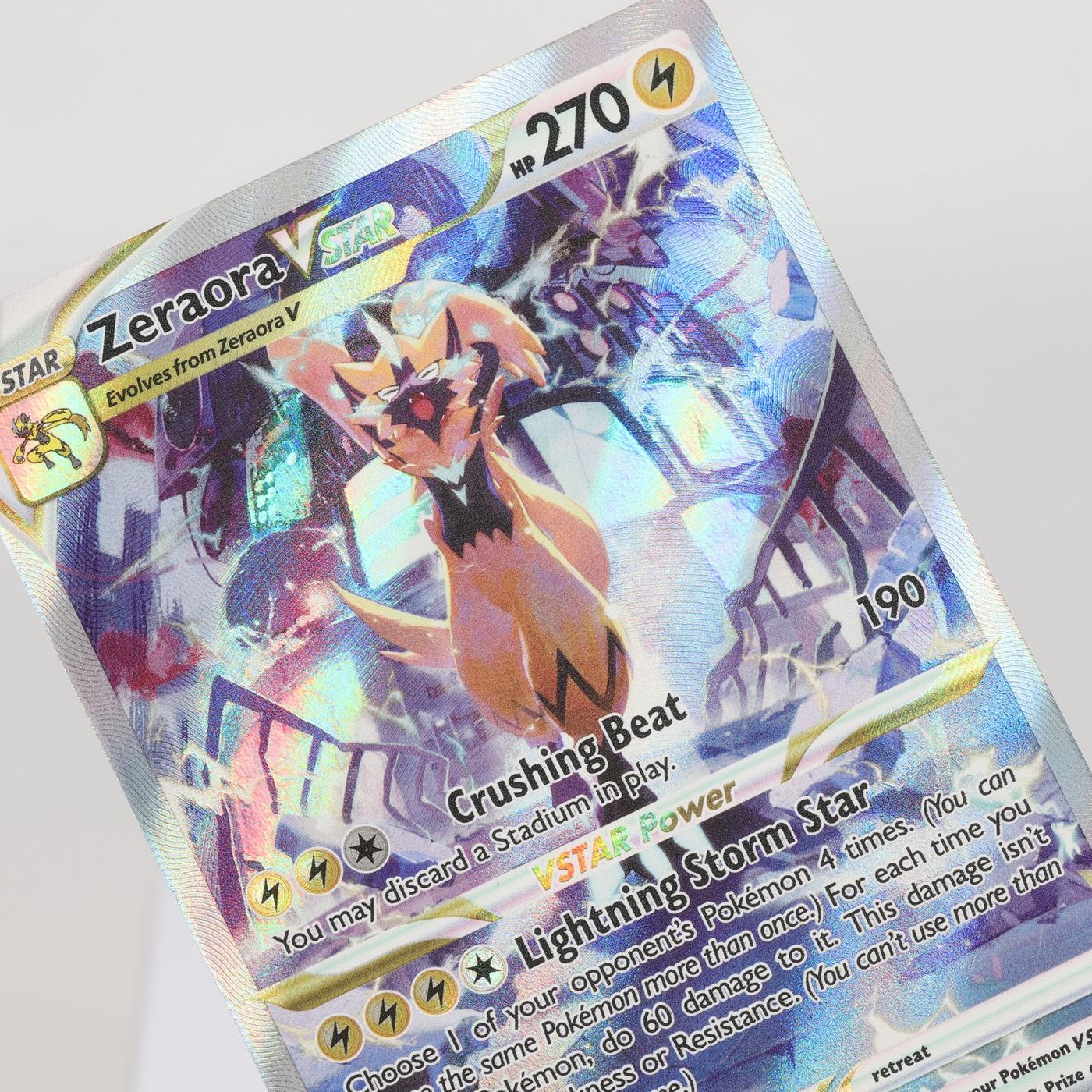 Pokemon TCG Zeraora VSTAR GG43159 Crown Zenith Trainer Gallery WOTC NM 168220700219