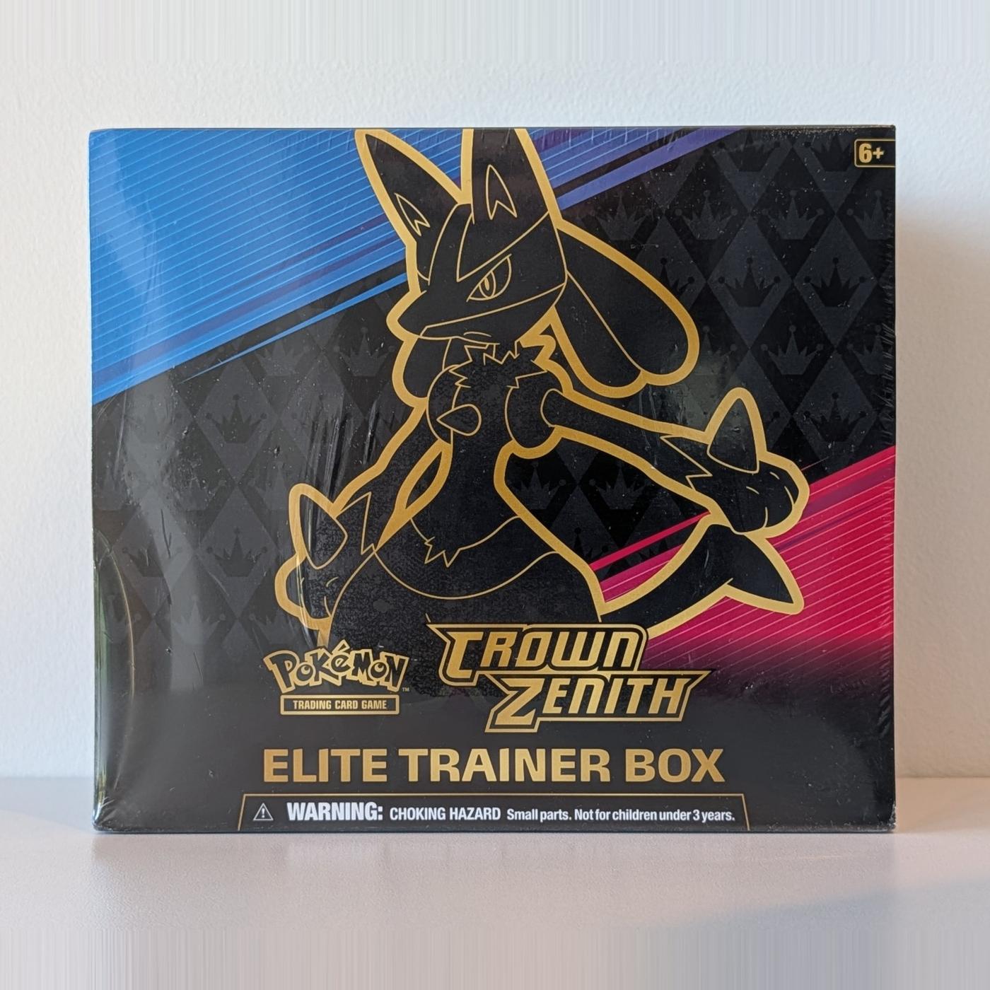 Pokemon TCG – Crown Zenith Sword & Shield – Elite Trainer Box – ETB – SEALED