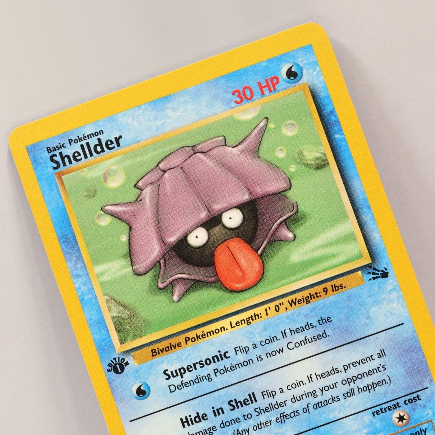Pokemon TCG – Shellder 54/62 Fossil 1st Edition WOTC 1999 – NM
