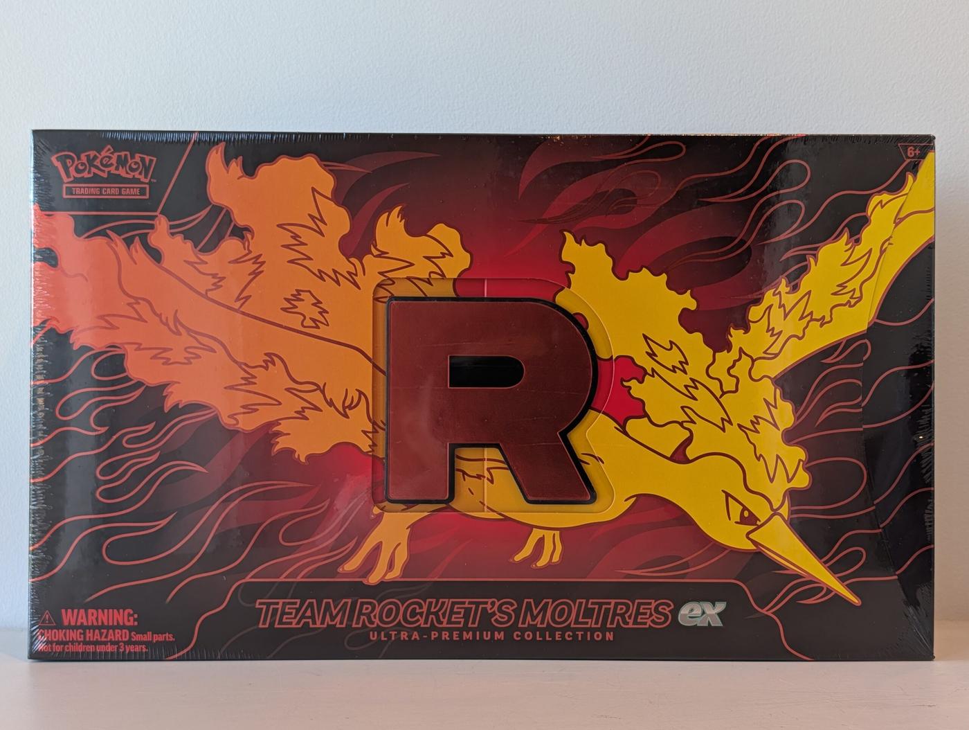 Pokemon TCG – Team Rocket’s Moltres ex Ultra Premium Collection Box UPC – SEALED