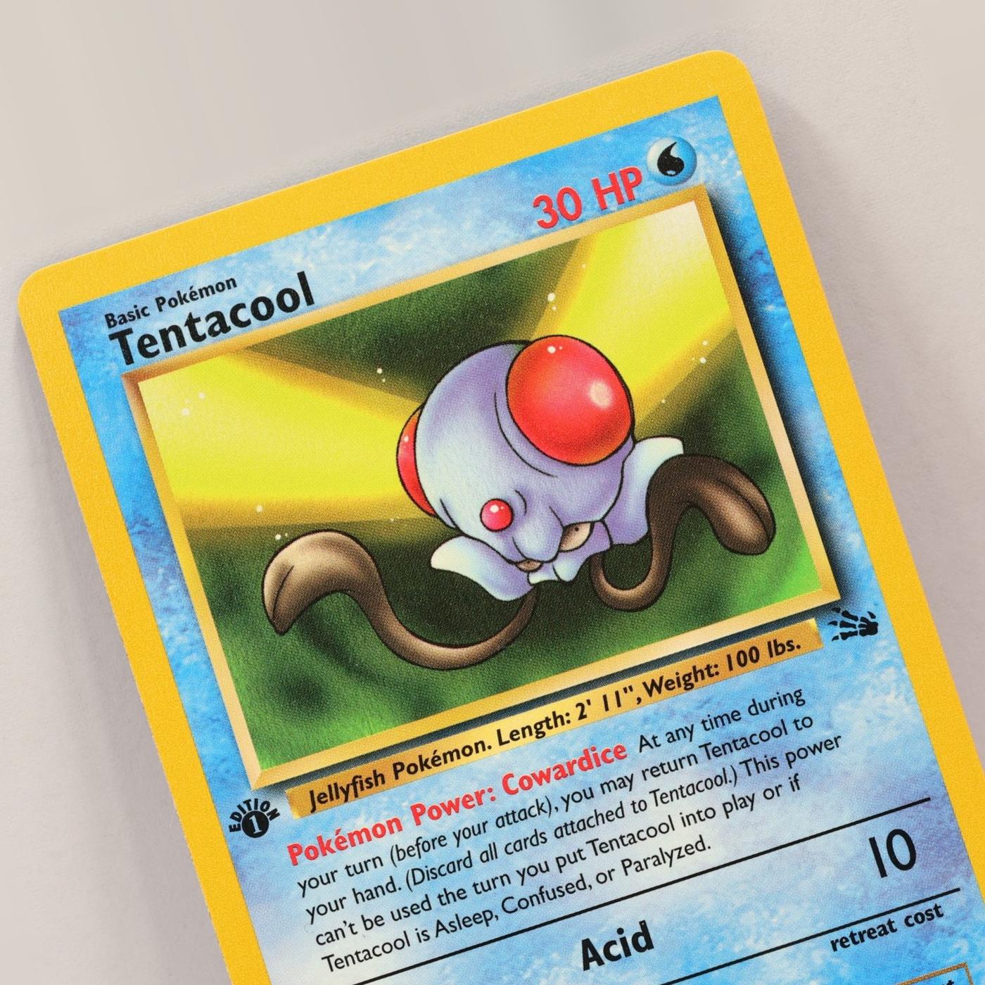 Pokemon TCG – Tentacool 56/62 Fossil 1st Edition WOTC 1999 – NM